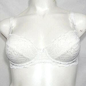 34B Dorina Curves Angie D1689A-A00 3/4‎ Cup Unlined Underwire Bra Whi…